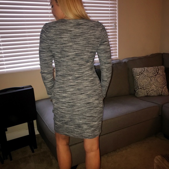 SO Bodycon Grey Dress, Large NWOT - Picture 3 of 4